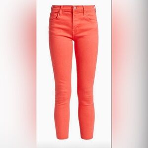 J Brand 835 Kalani Coral Cropped Skinny Jeans